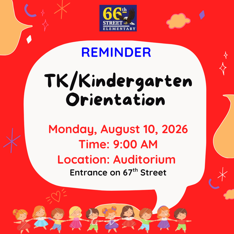 TK Kinder Orientation