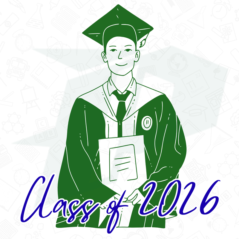 Graduation Cap and Gown unit