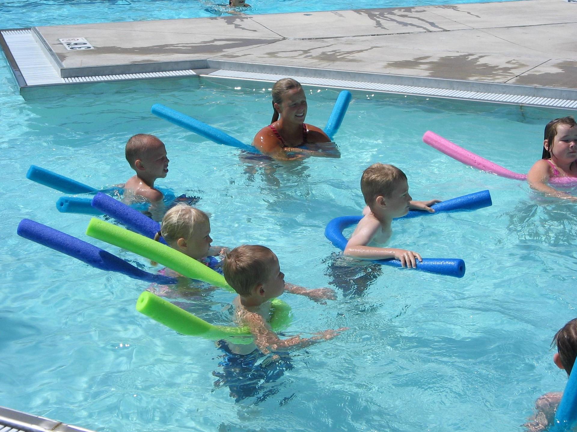 Group swimming lesson