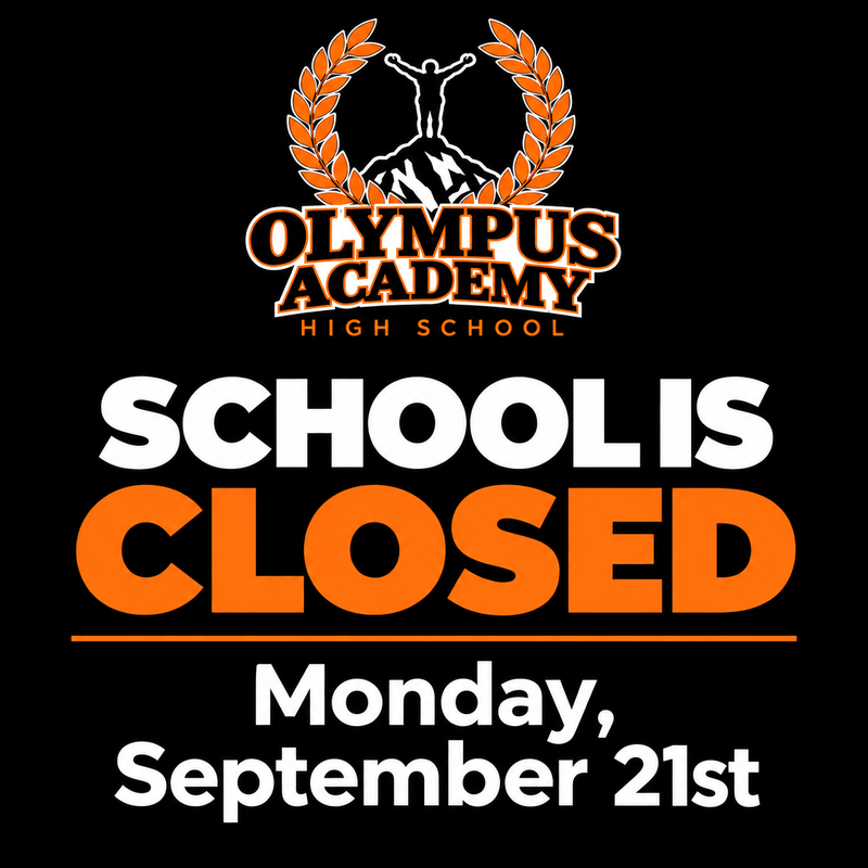 School closed Monday, September 21, 2026, in observance of Yom Kippur.