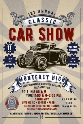 Classic car show April 11