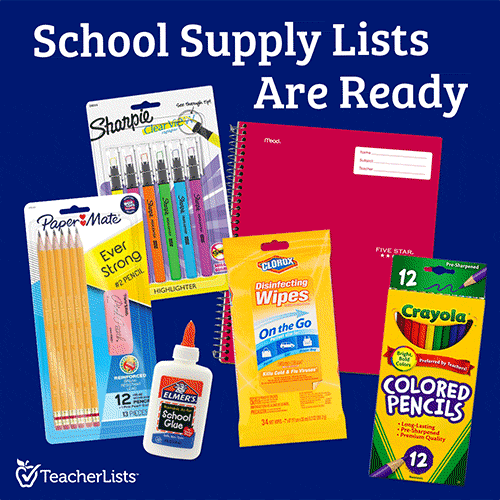 Supply Lists are ready!! Featured Photo