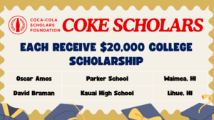 2026 Coca Cola Scholars