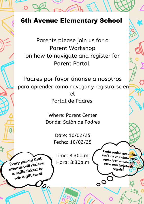 Parent Portal Workshop/Taller de Portal de Padres