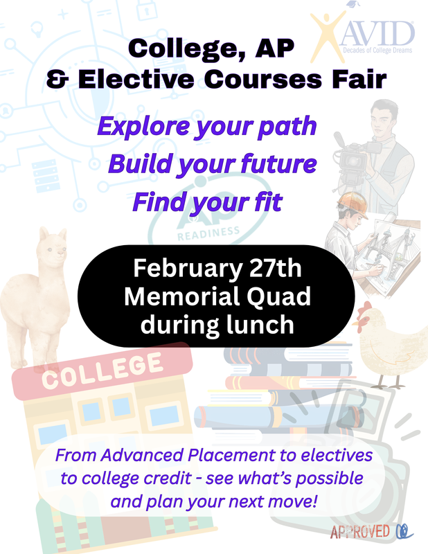 College AP and Elective Class Fair
