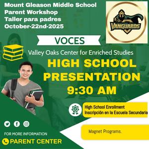 VOCES High School Presentation