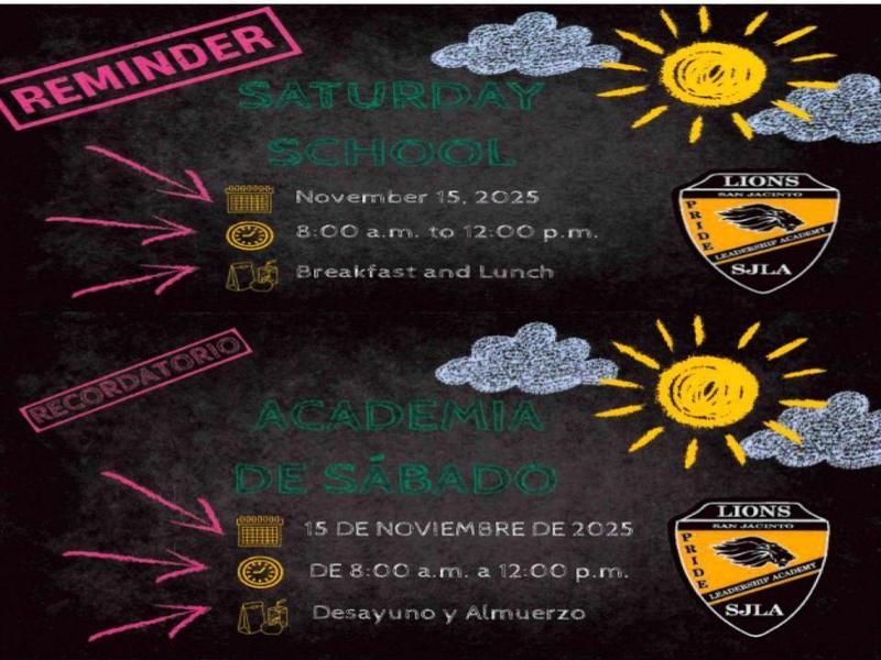 Saturday School November 15