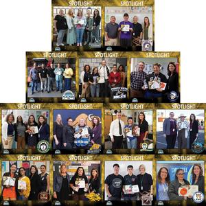Collage of all Spotlight Award Recipients