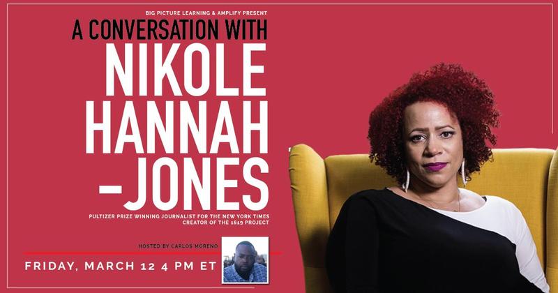 Join us for a conversation with Nikole Hannah-Jones (Friday, March 12 at 4 PM ET) Featured Photo