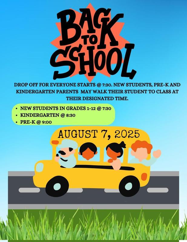 School drop off first day