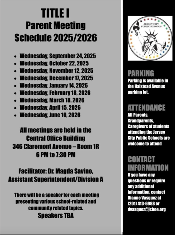 Title 1 Monthly Schedule