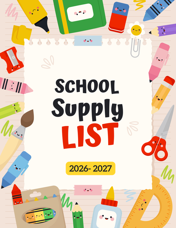 graphic for school supply list