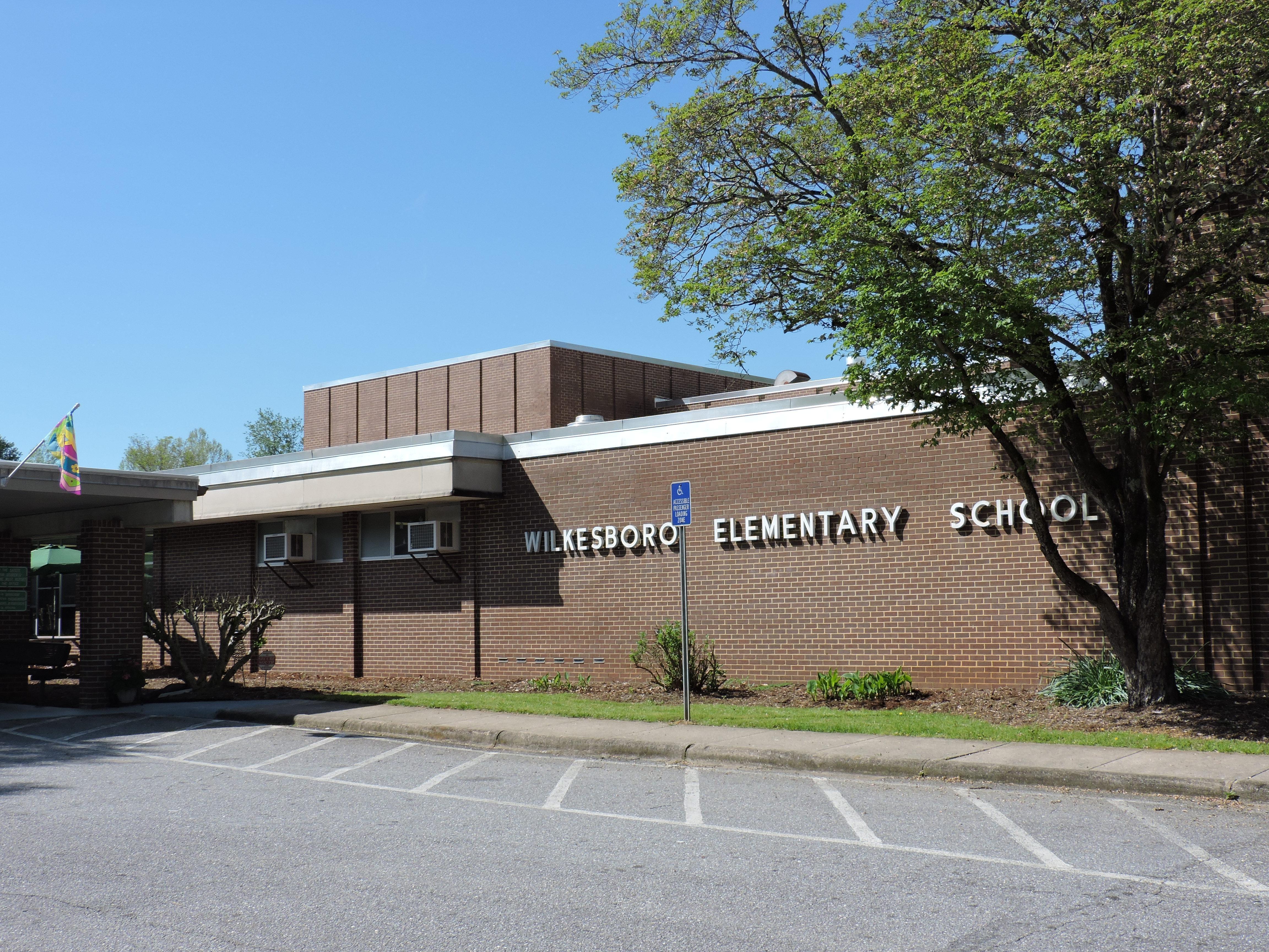 Wilkesboro Elementary School on a sunny day