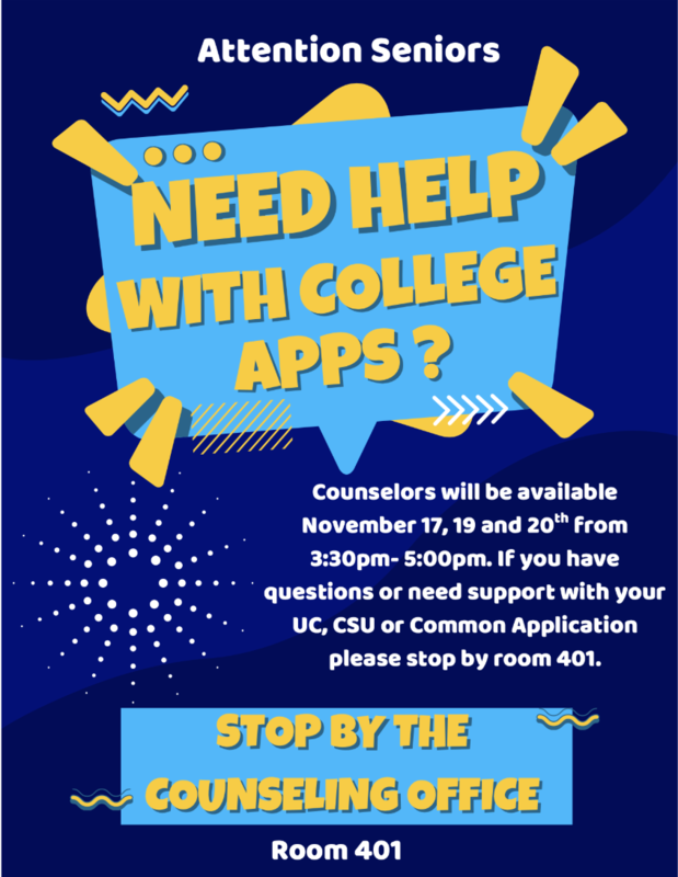 College Application Support / Apoyo Aplicación Universitario