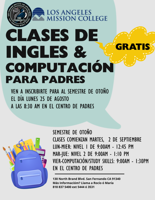 ESL &Computer Classes for Parents Featured Photo