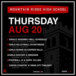 The Watch List | Thursday August 20th