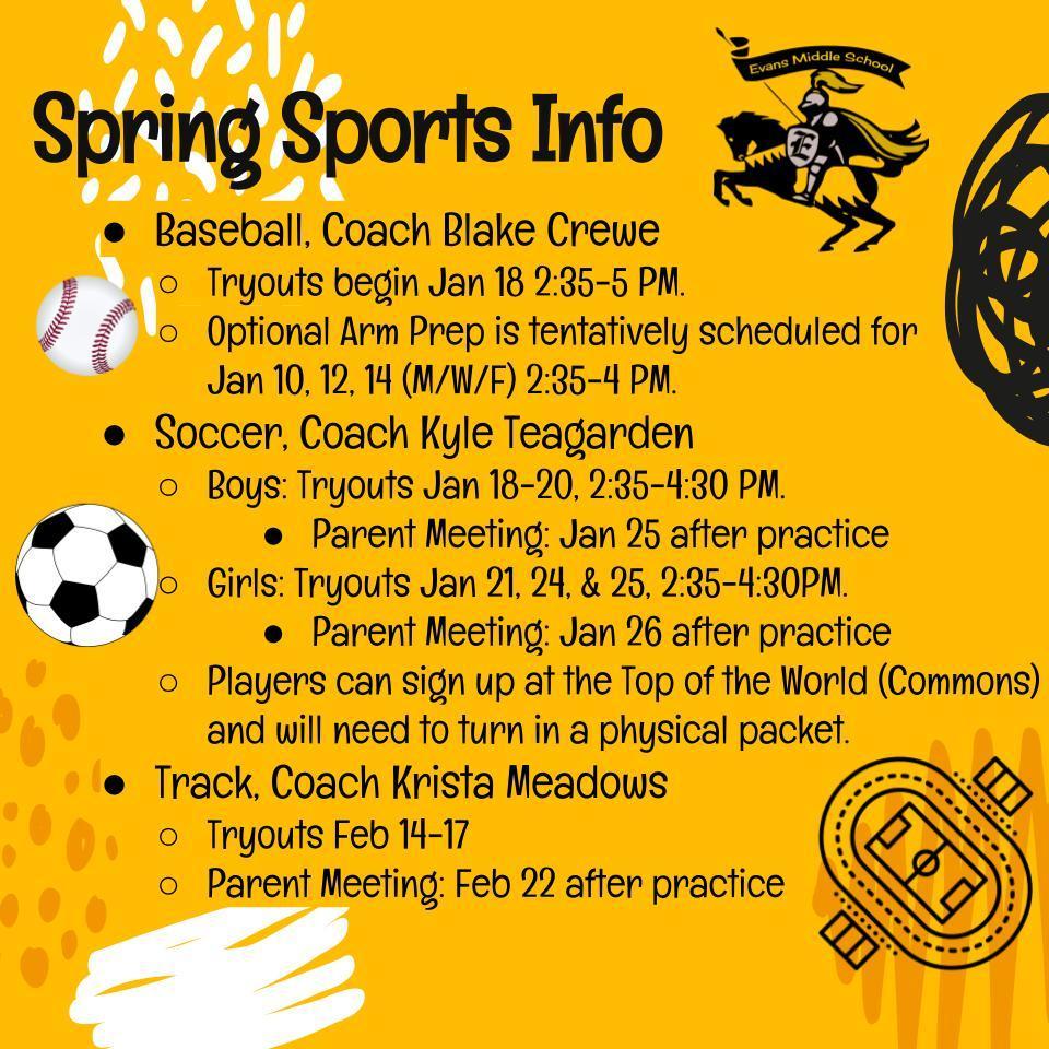 spring sports 2022