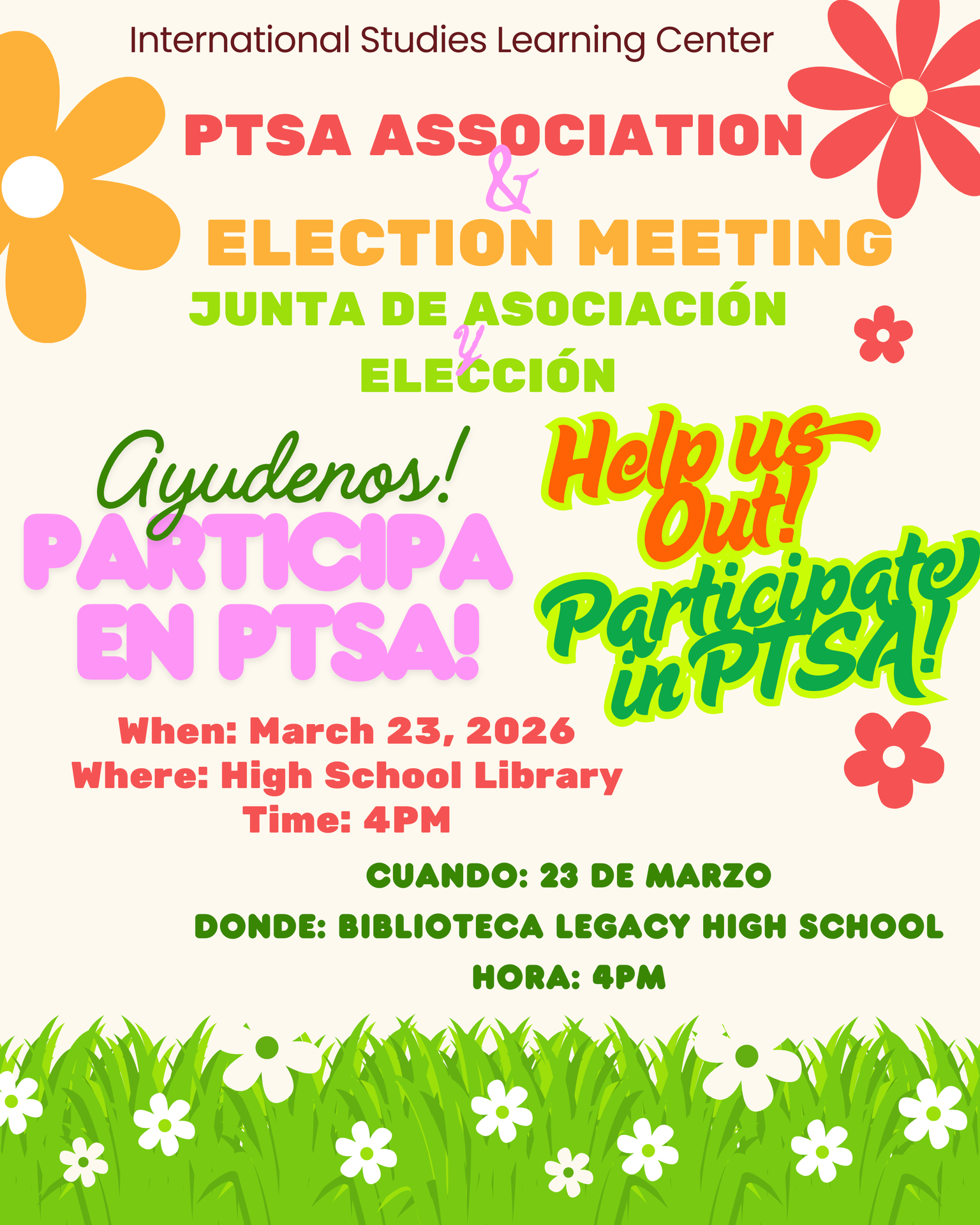 PTSA Associtation & Election Meeting