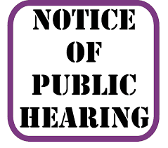 Public Hearing