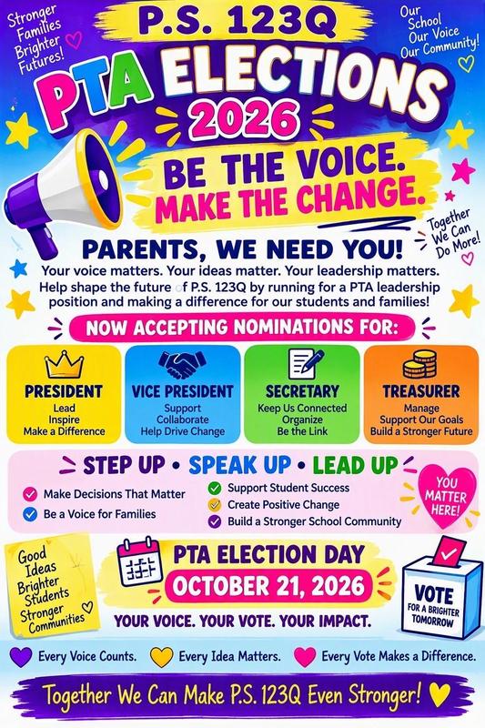 PTA Elections English