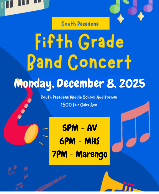 5th Grade Band Concert - Mon. Dec. 8 Featured Photo