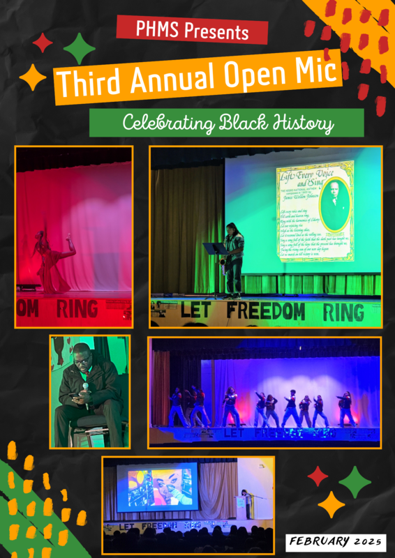 Open Mic celebrating Black History Month.
