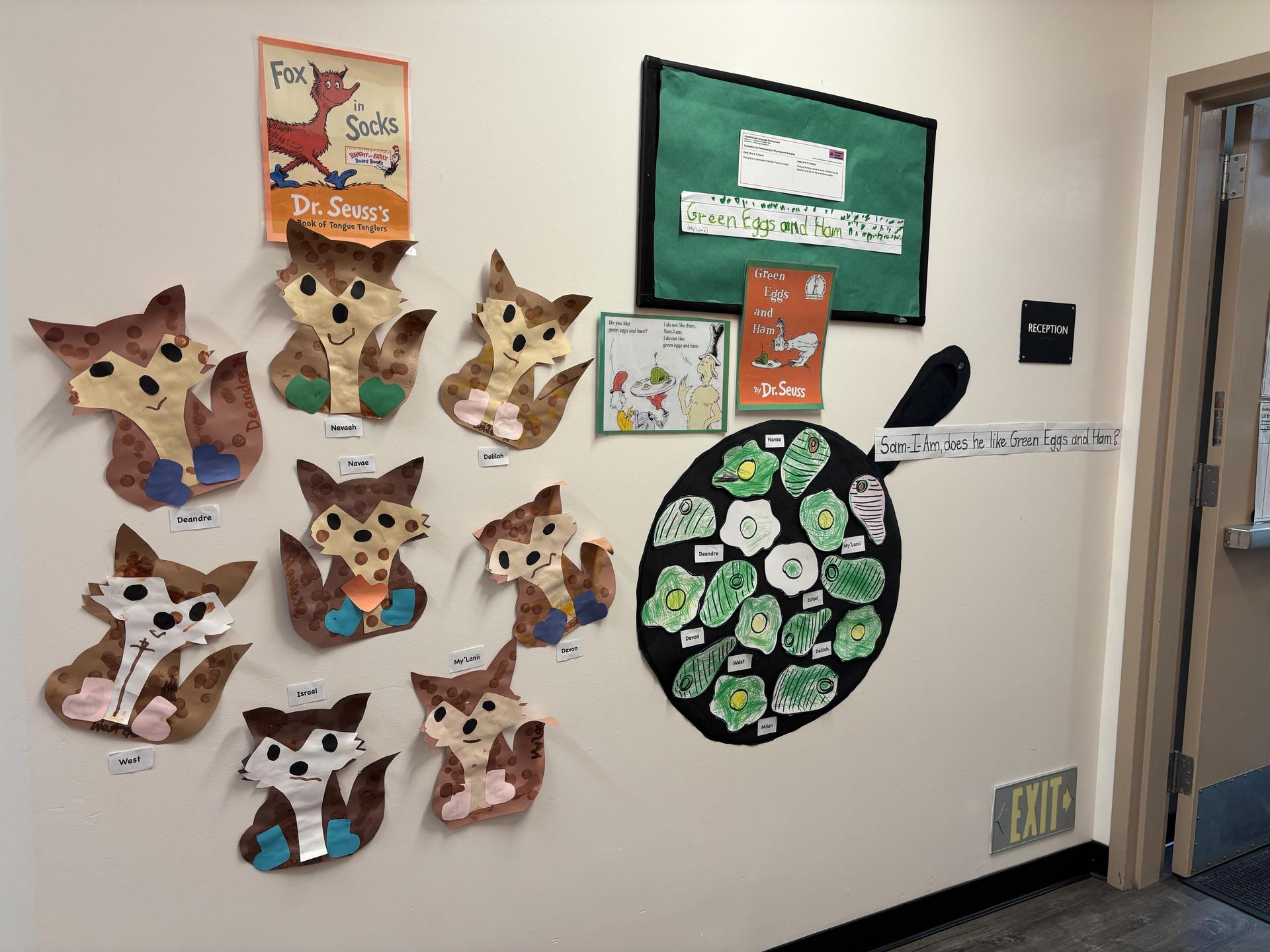 Dr seuss wall 