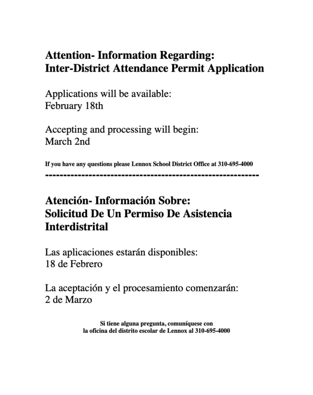 permit information notification