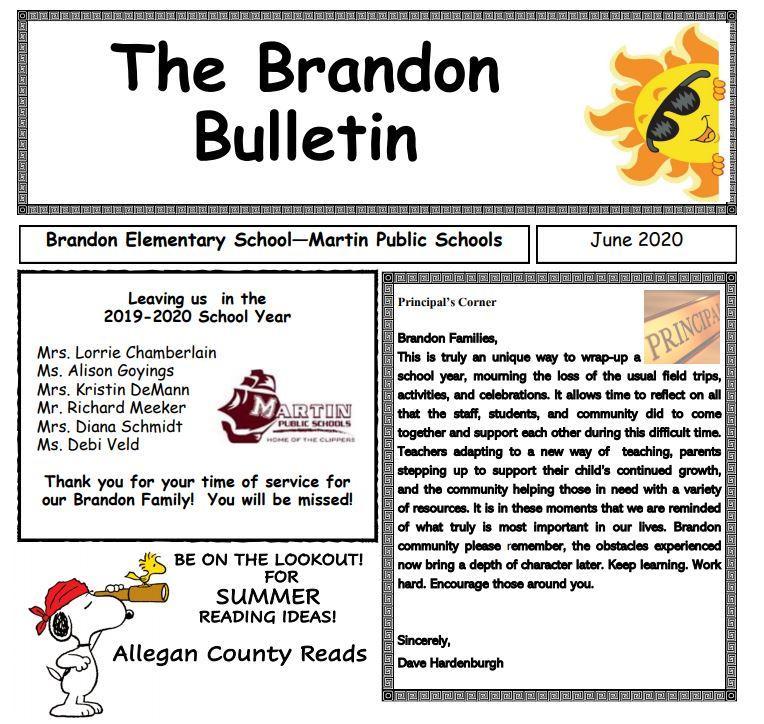 brandon bulletin front page