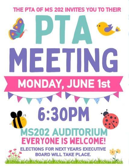 June PTA Meeting