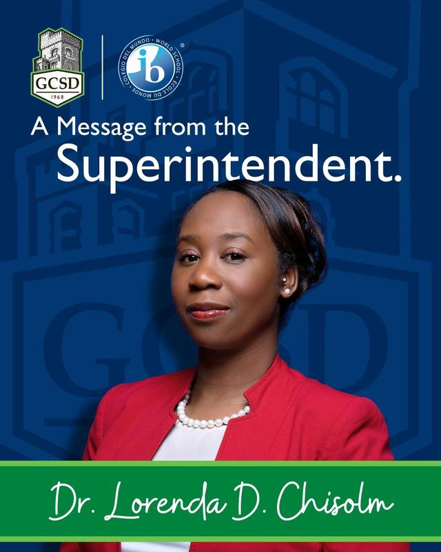 A Message from The Superintendent