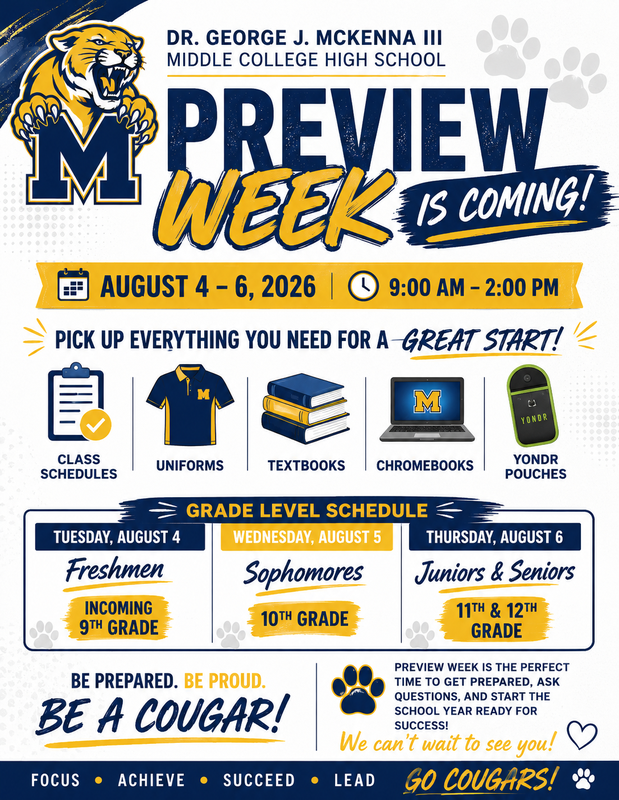 Preview Week is Coming!!! Featured Photo