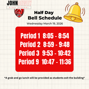 Half Day Bell Schedule