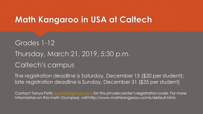 Math Kangaroo USA Open for Registration Featured Photo