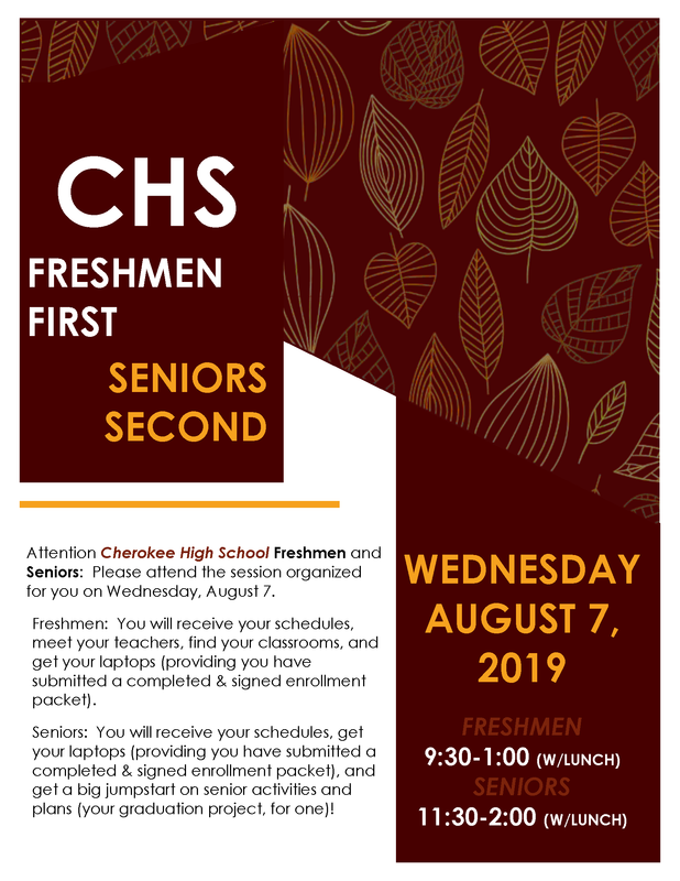 Freshmen First, Seniors Second (event flyer)