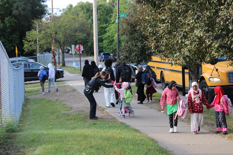 Thank you to the Saint Paul Police Department for joining us to welcome our students into the new school year!