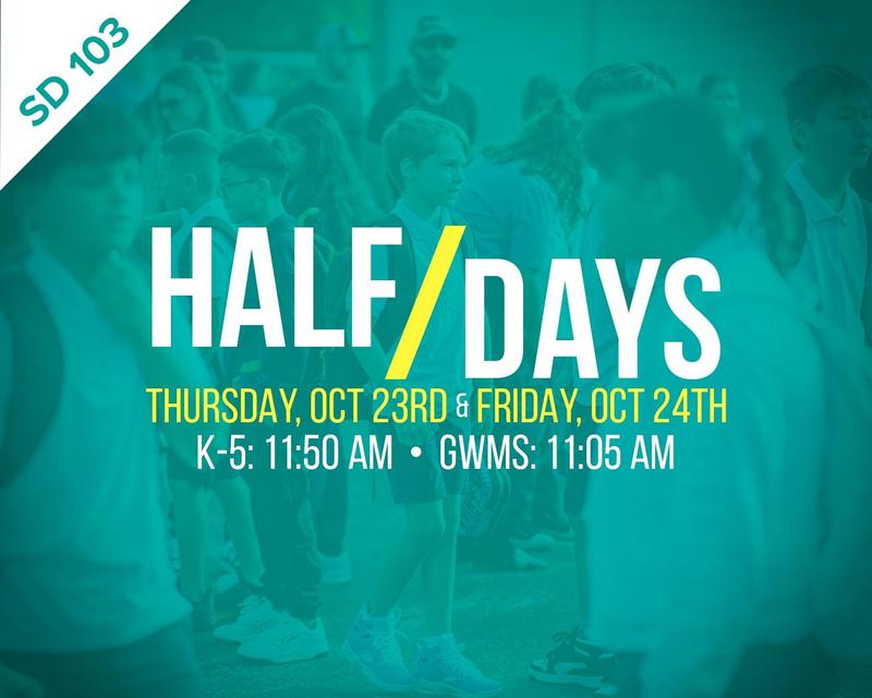 Half-Days 10/23 & 10/24 Featured Photo