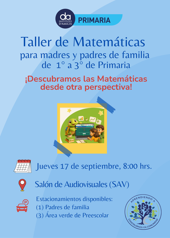 Taller de Matemáticas Primaria Inferior Featured Photo