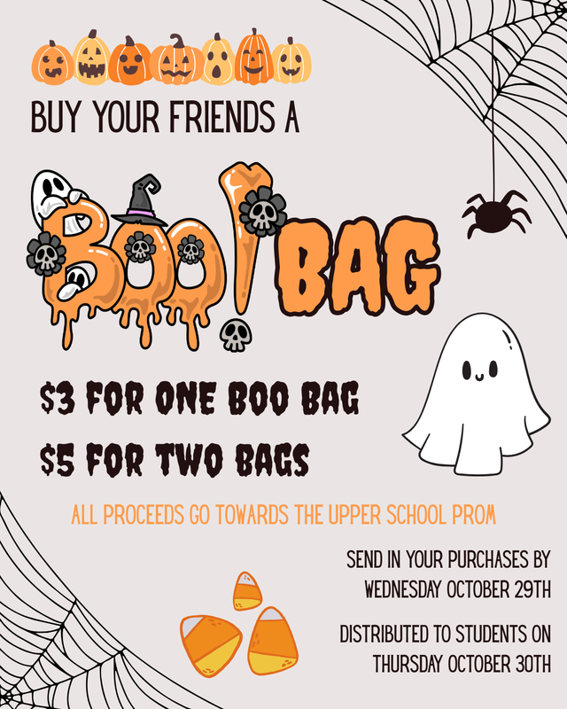 Upper School Boo Bag Fundraiser Featured Photo