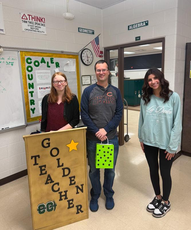 Mr. Unger named December Teacher o the Month