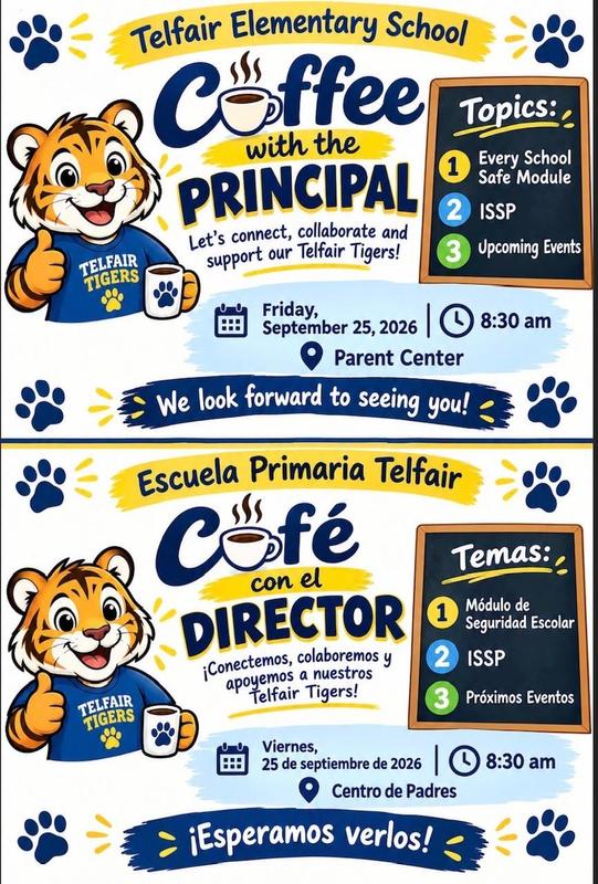Coffee with the Principal flyer