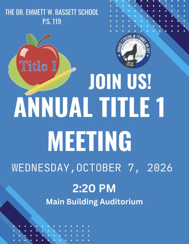 Annual Title 1 Meeting Flyer October 2026