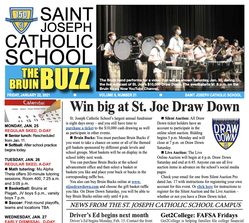 THE BRUIN BUZZ, FRIDAY, JAN. 22 Featured Photo