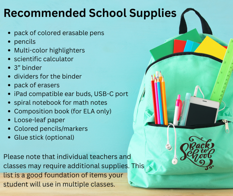 Recommended School Supplies Featured Photo