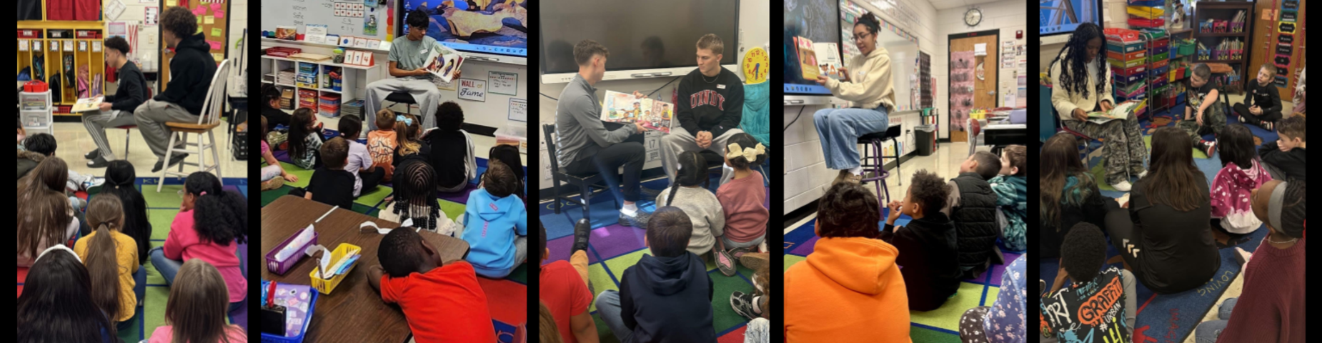 Shoutout to our amazing high school readers for helping MES students celebrate Black History Month by sharing powerful stories! Your leadership, kindness, and big hearts made the day truly special for MES students.