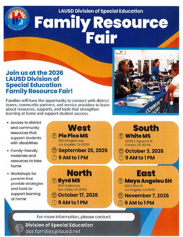 Family Resource Fair ( SPED)