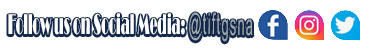 Follow us on social media tag line