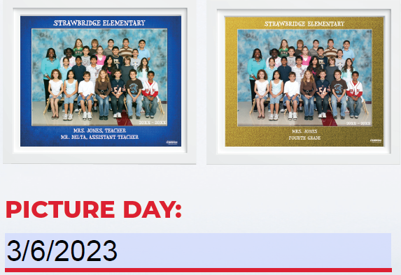RESCHEDULED CLASSROOM PICTURES & SPRING INDIVIDUAL PICTURE Featured Photo