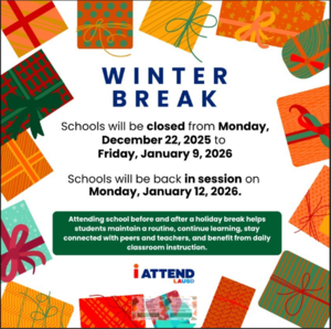 School closed during Winter break!