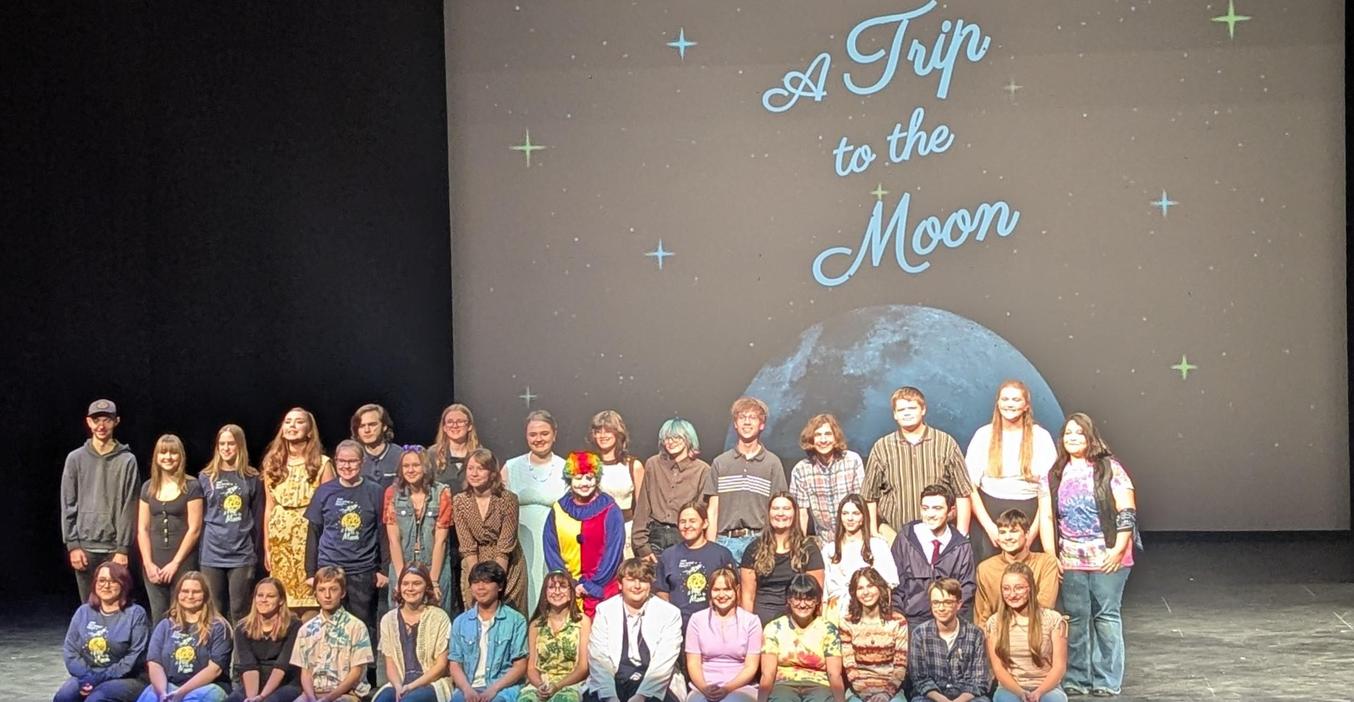 TKHS students get ready for their fall play performances of "A Trip to the Moon."